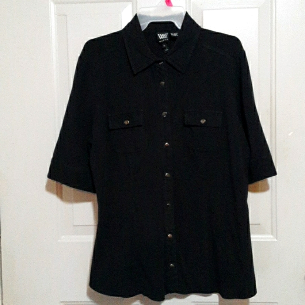 WORTH MENS SHORT SLEEVE BUTTON DOWN SHIRT